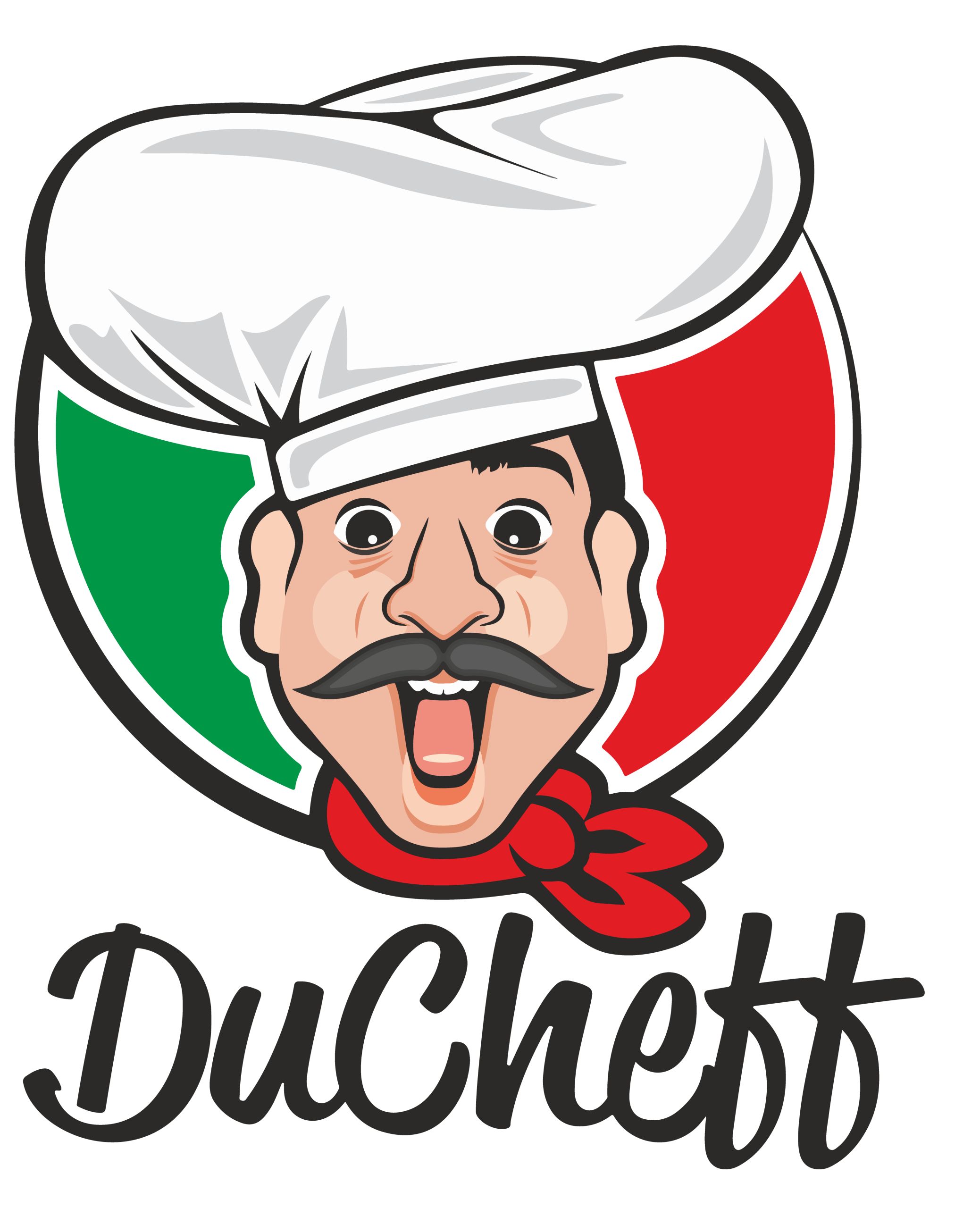 ducheff logo con borde blanco